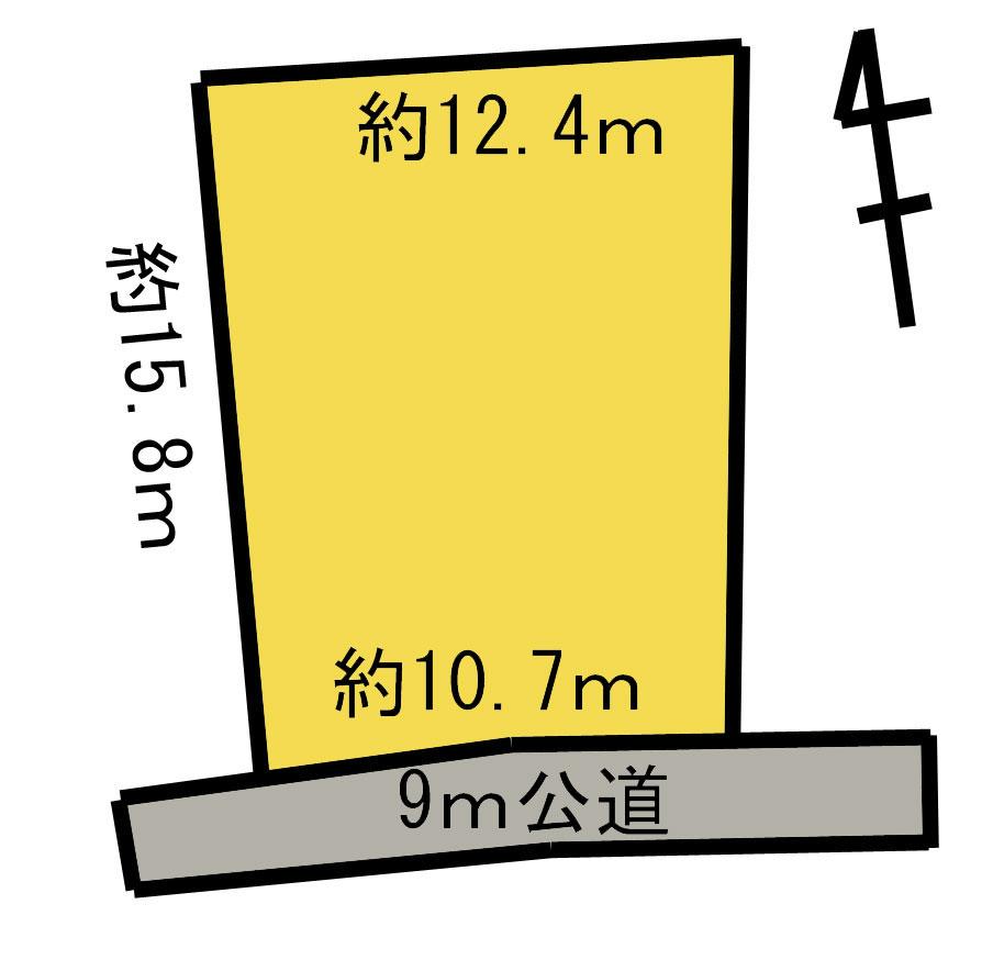 Compartment figure. Land price 7.7 million yen, Land area 182 sq m