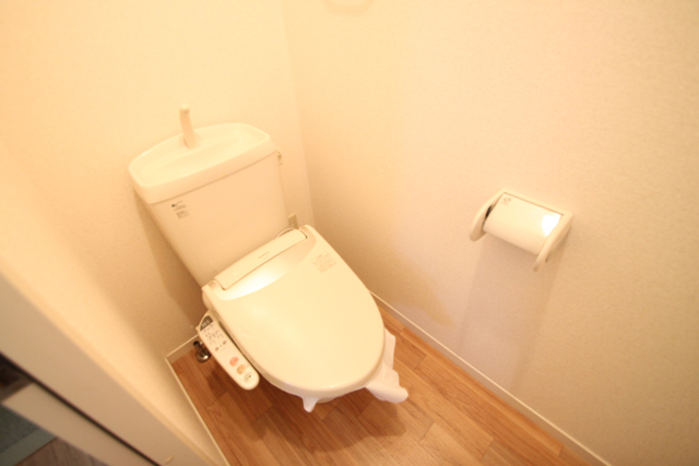 Toilet. With Washlet