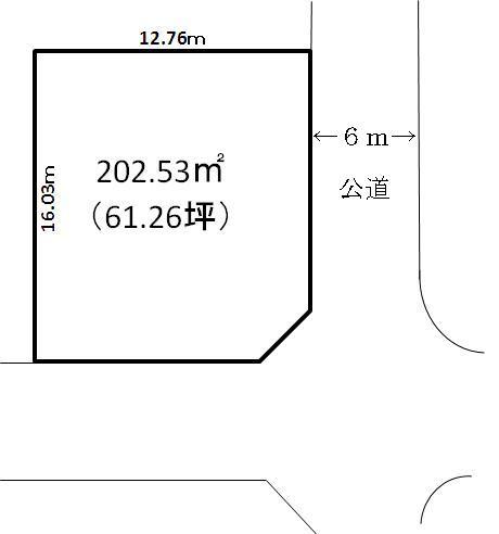 Compartment figure. 4.8 million yen, 4DK, Land area 202.53 sq m , Building area 111.26 sq m