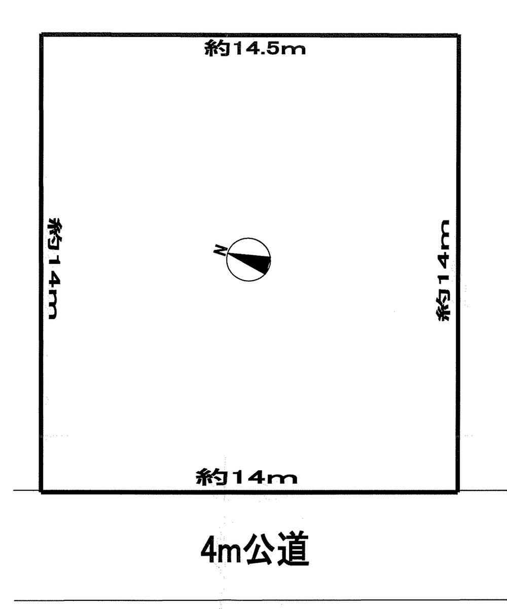 Compartment figure. Land price 4 million yen, Land area 195.32 sq m