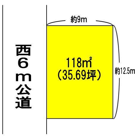 Compartment figure. Land price 2 million yen, Land area 118 sq m