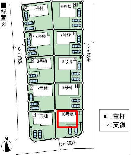 Compartment figure. 34,800,000 yen, 4LDK, Land area 194.18 sq m , Building area 102.87 sq m