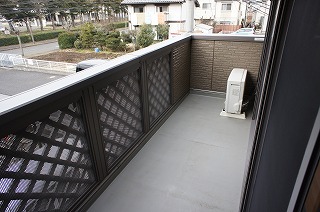 Balcony. Spacious balcony