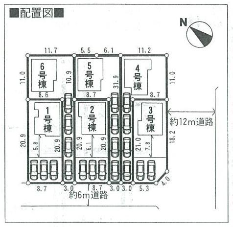 Compartment figure. 13.8 million yen, 4LDK, Land area 191.39 sq m , Building area 96.79 sq m