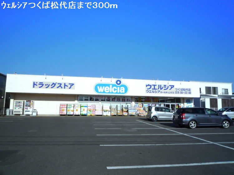 Dorakkusutoa. Werushia Tsukuba Matsushiro shop 300m until (drugstore)