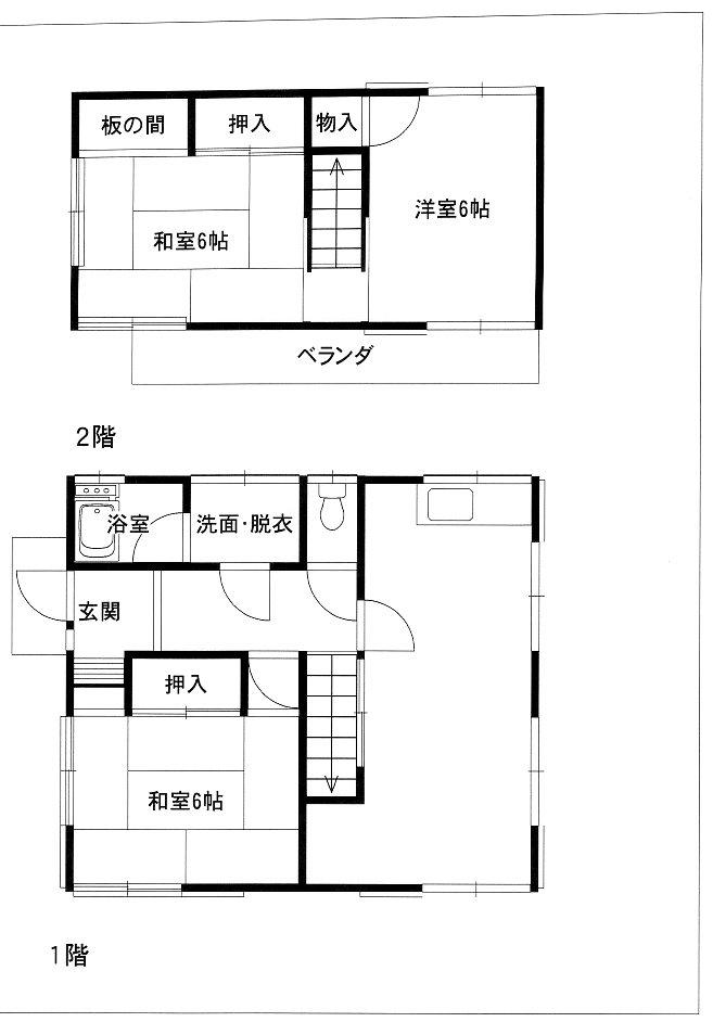 Floor plan. 7,980,000 yen, 3LDK, Land area 180.29 sq m , Building area 82.65 sq m