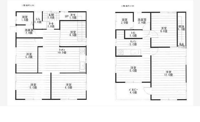 Floor plan. 21,800,000 yen, 6DK + S (storeroom), Land area 330.65 sq m , Building area 125.86 sq m