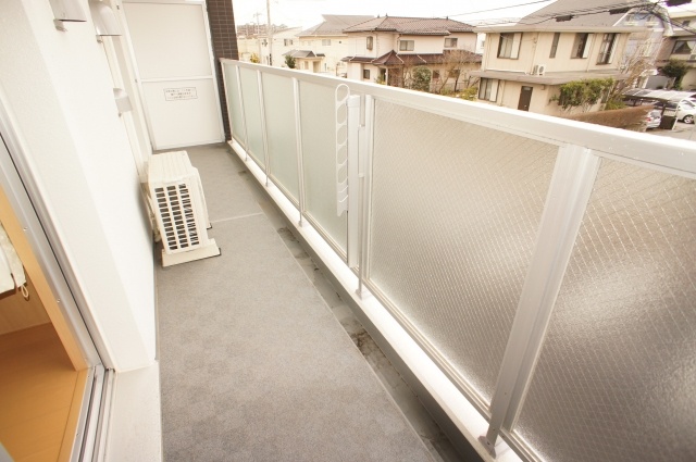 Balcony. Spacious balcony