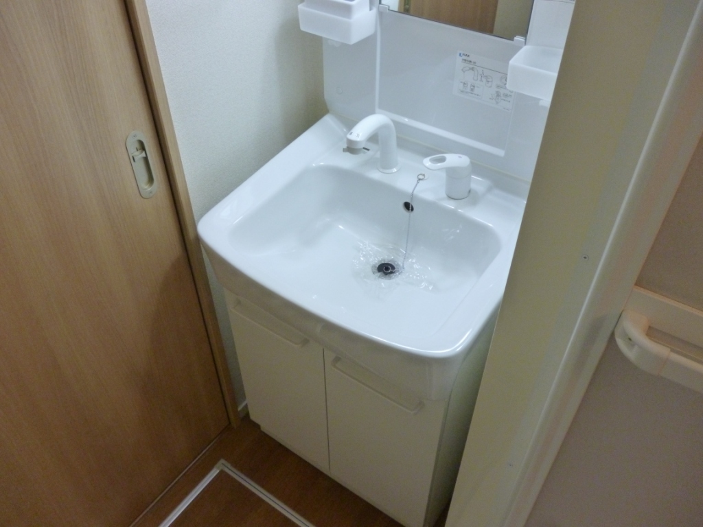 Washroom. Shampoo wash basin