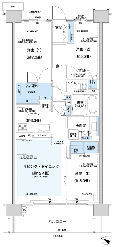 Floor: 3LDK + WTC, the area occupied: 76.2 sq m, Price: 28,980,000 yen, now on sale