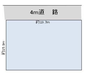 Compartment figure. Land price 11 million yen, Land area 313 sq m
