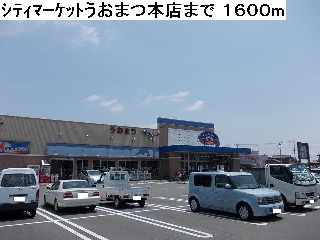 Supermarket. City Market fish to pine (super) 1600m