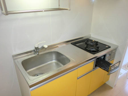 Kitchen. Two-necked hob system kitchen