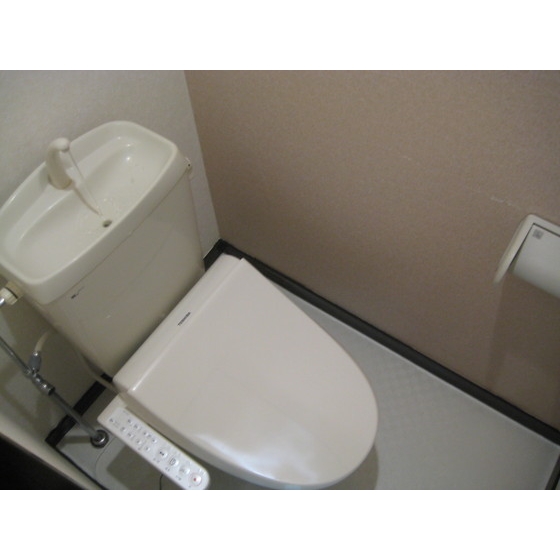 Toilet. With warm water washing toilet seat