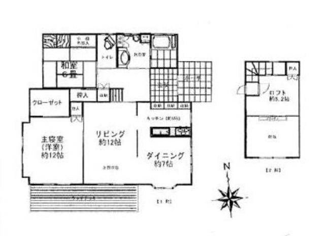 Floor plan. 31,800,000 yen, 2LDK, Land area 351.85 sq m , Building area 116.19 sq m