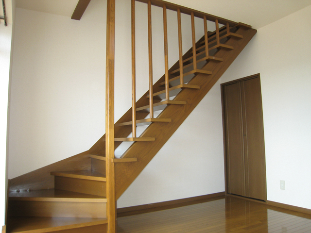 Living and room. It is firm stairs