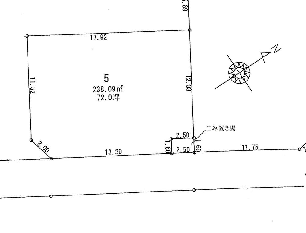 Compartment figure. Land price 14.4 million yen, Land area 238 sq m