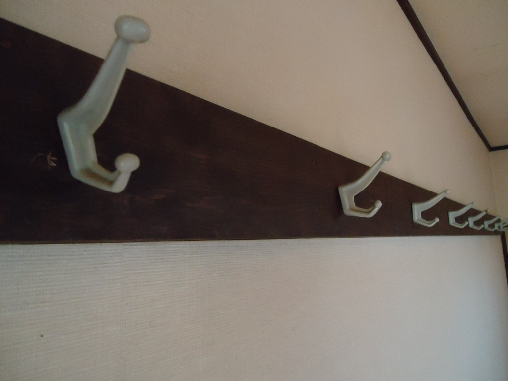 Receipt. Coat hook