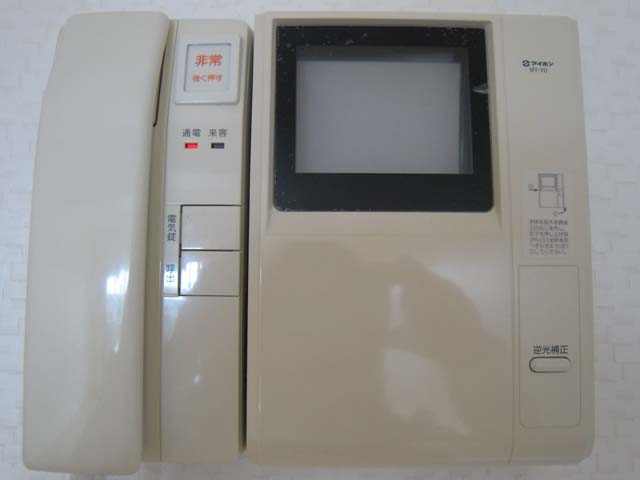 Security. Monitor with intercom