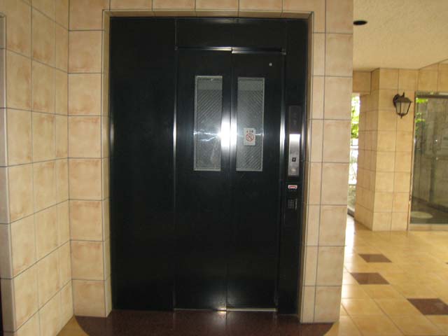 Entrance. Of course, with elevator