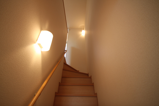 Other room space. Indoor stairs