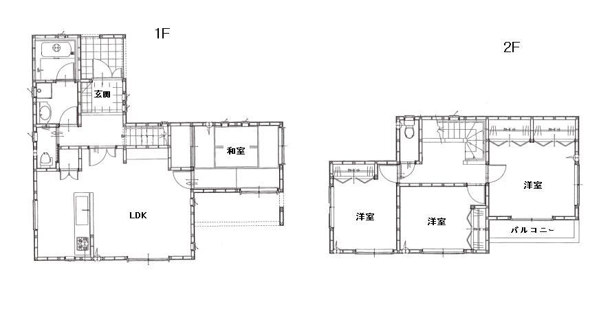 Floor plan. 28,900,000 yen, 4LDK, Land area 222.42 sq m , Building area 99.36 sq m