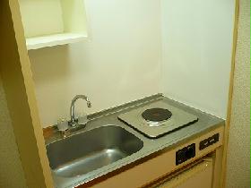 Kitchen. 1-neck electric stove with. Yes If the equipment is different depending on the room