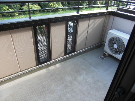 Balcony. Spacious balcony