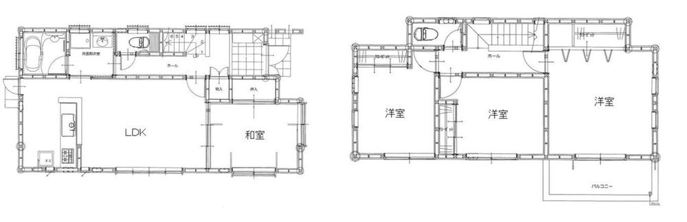 Floor plan. 23,300,000 yen, 4LDK, Land area 312.3 sq m , Building area 99.36 sq m