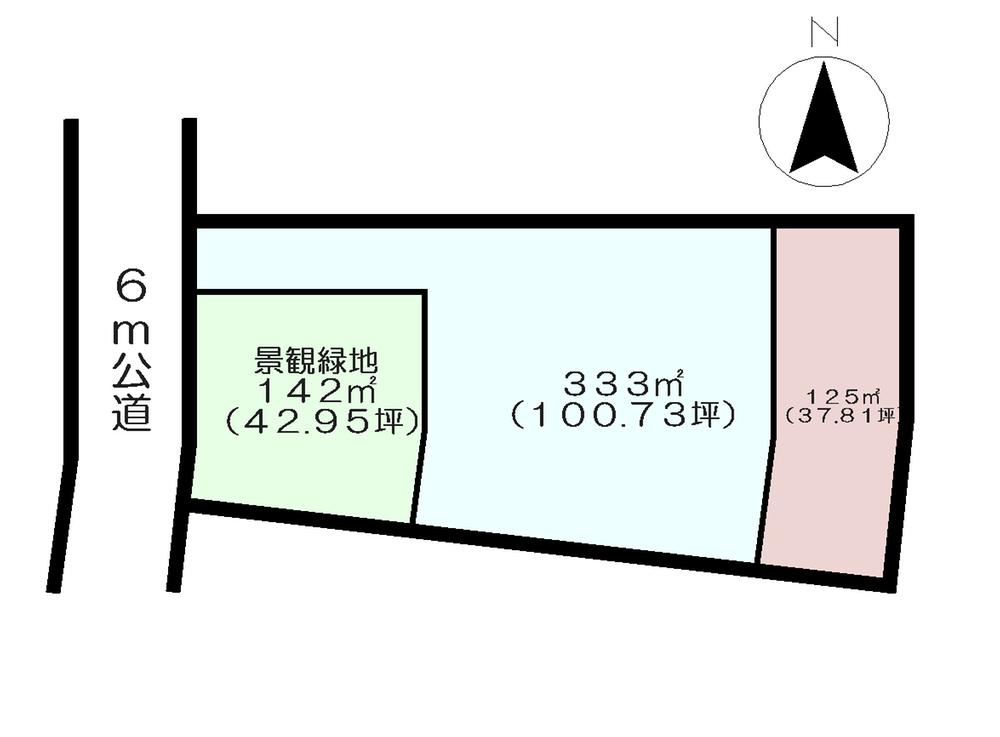 Compartment figure. Land price 27,220,000 yen, Land area 600 sq m