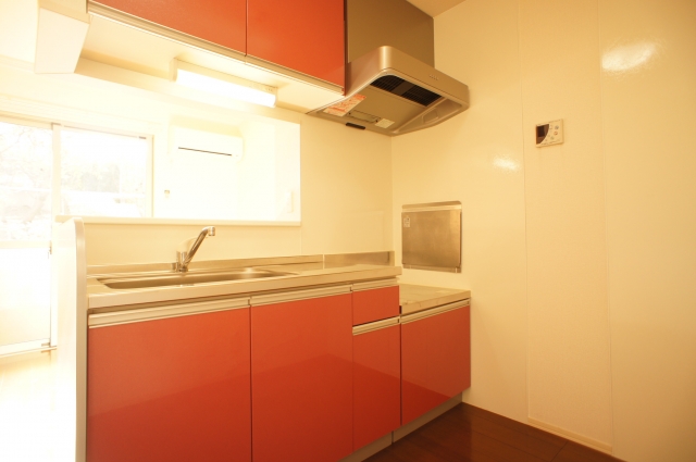 Kitchen. Counter kitchen living room overlooking