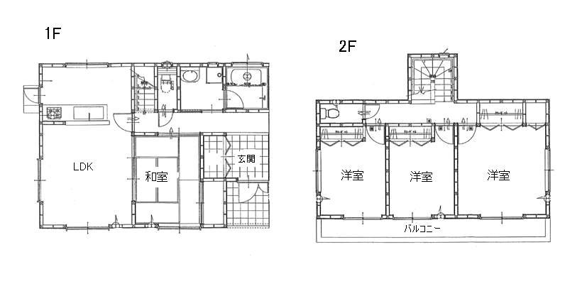 Floor plan. 15.8 million yen, 4LDK, Land area 162.48 sq m , Building area 99.36 sq m
