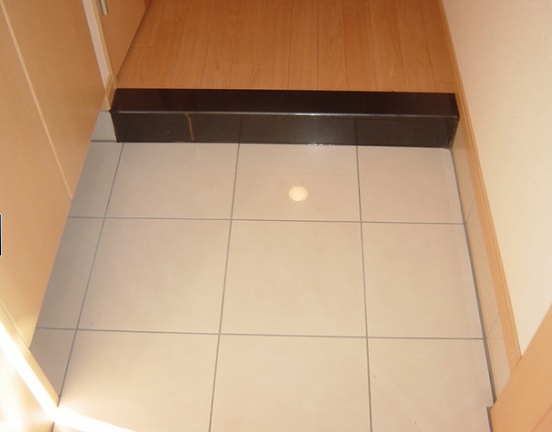Entrance. Entrance of marble