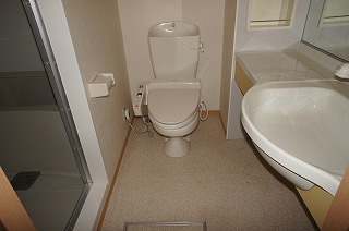 Toilet. With Washlet