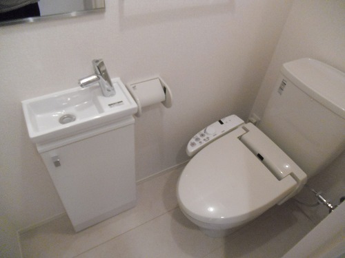 Toilet. Washlet toilet