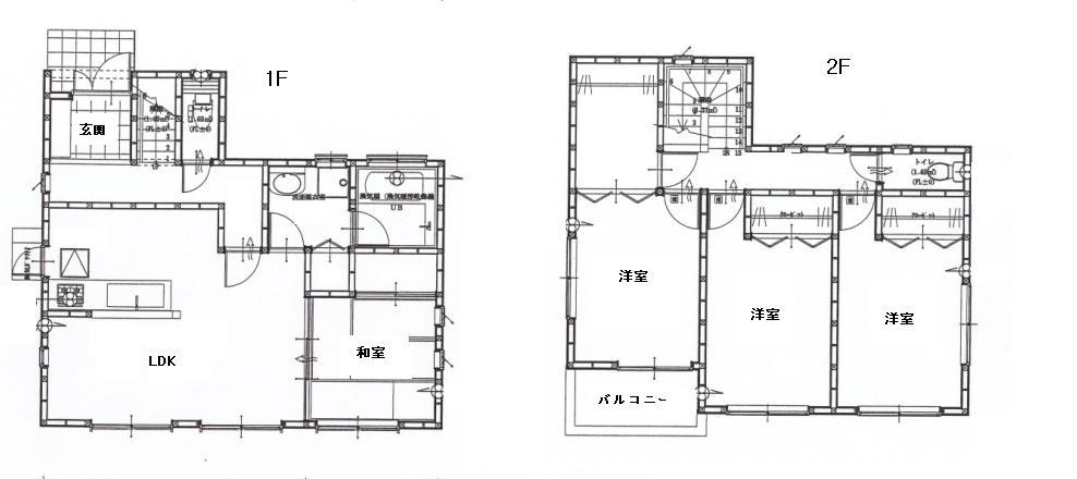 Floor plan. 15.6 million yen, 4LDK, Land area 165.44 sq m , Building area 99.36 sq m