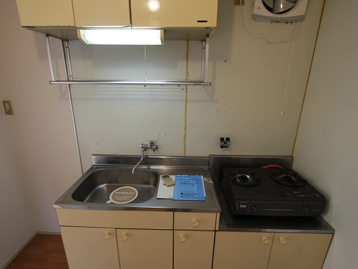 Kitchen.  ※ Gas stove will be outside the facility. 