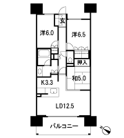 Floor: 3LDK, occupied area: 76.36 sq m