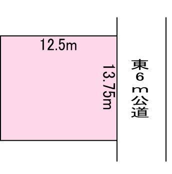 Compartment figure. Land price 9.1 million yen, Land area 172.03 sq m