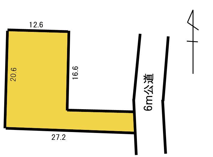 Compartment figure. Land price 21 million yen, Land area 320 sq m