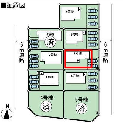 Compartment figure. 25,800,000 yen, 4LDK, Land area 169.99 sq m , Building area 97.6 sq m