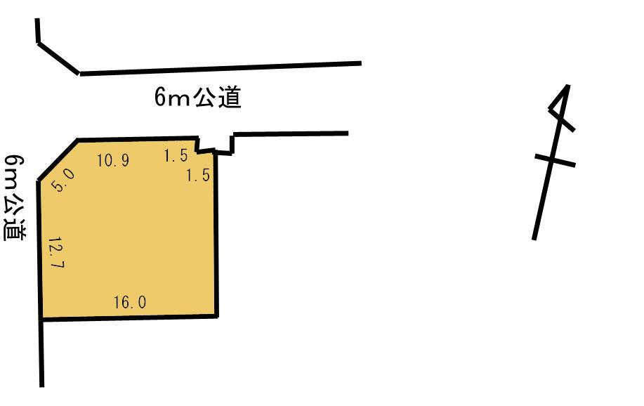 Compartment figure. Land price 13.3 million yen, Land area 251.5 sq m