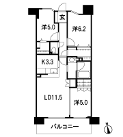 Floor: 3LDK + SWIC + WIC, the area occupied: 71.3 sq m, Price: TBD