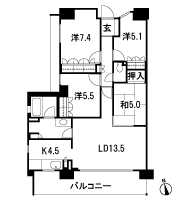 Floor: 4LDK, occupied area: 88.47 sq m, Price: TBD