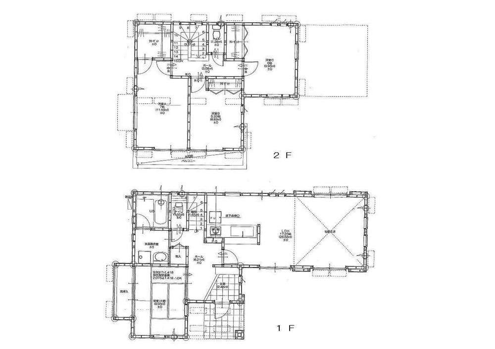 Floor plan. 24,900,000 yen, 4LDK, Land area 165.3 sq m , Building area 105.16 sq m