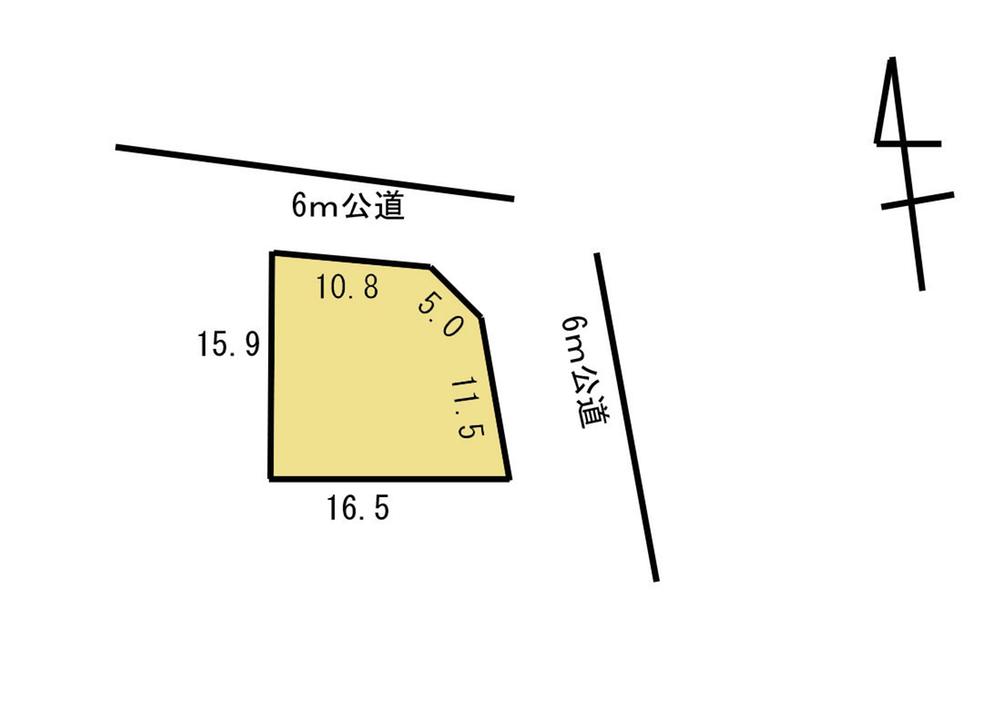 Compartment figure. Land price 14.9 million yen, Land area 225.24 sq m