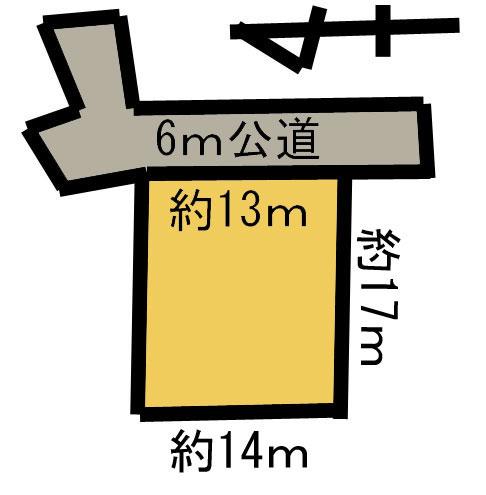 Compartment figure. Land price 10,770,000 yen, Land area 237 sq m