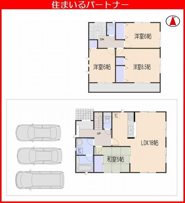 Floor plan. 25,800,000 yen, 4LDK, Land area 170 sq m , Building area 99.63 sq m