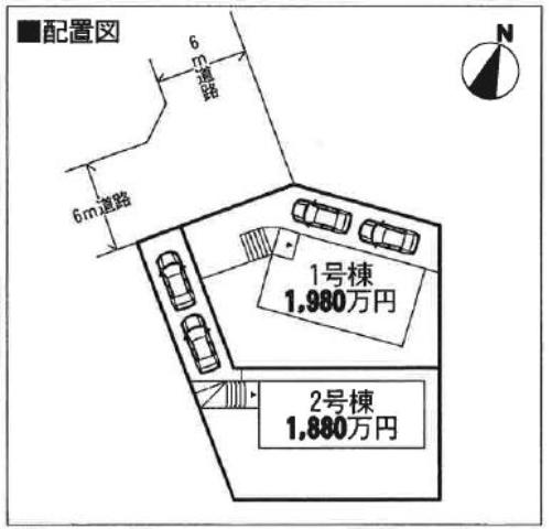 Compartment figure. 18,800,000 yen, 4LDK, Land area 159.75 sq m , Building area 96.79 sq m