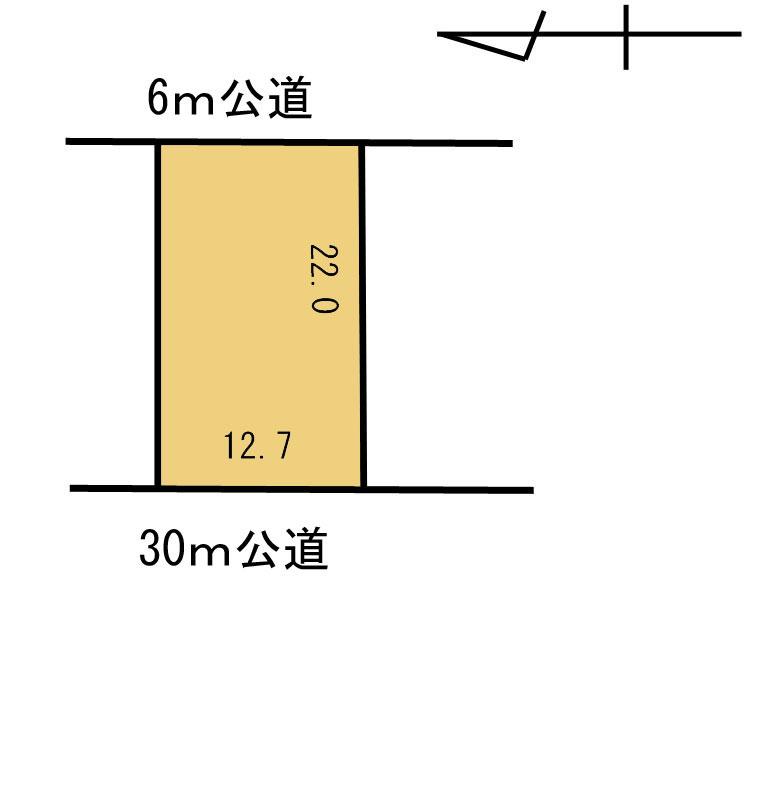 Compartment figure. Land price 15,170,000 yen, Land area 279 sq m
